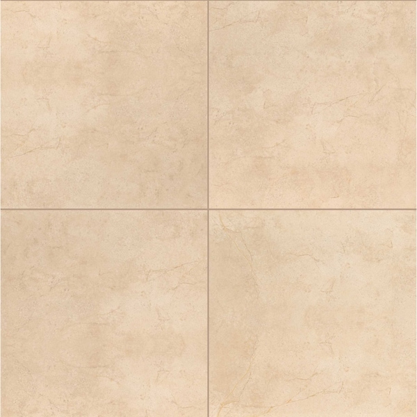 Msi Aria Cremita 24 In. X 24 In. Polished Porcelain Floor And Wall Tile, 4PK ZOR-PT-0243 - main